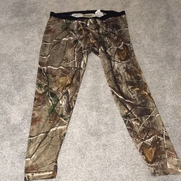Russell Dri-Power Realtree ap Camo camouflage stretch hunting trail pants XXL 2X - Picture 1 of 7